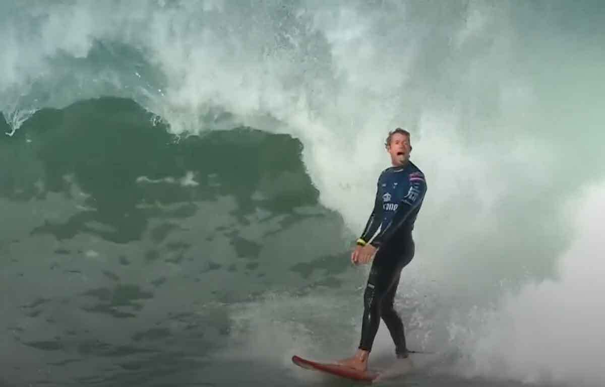 John John Florence with emphatic claim to judges in South Africa.||