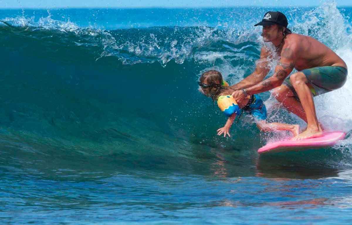 Surfer Dad With the Barrel Assist||||||
