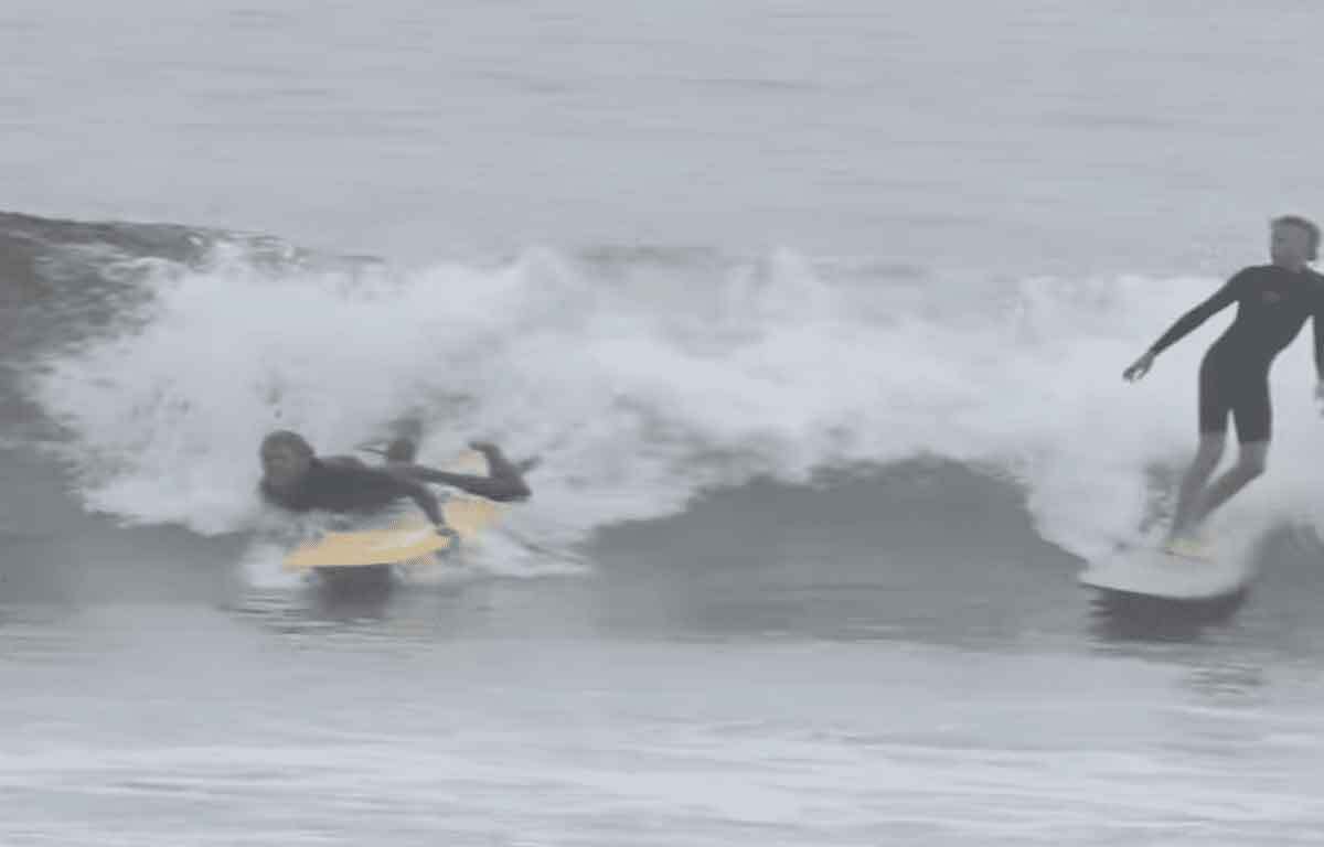 Surfer Jonah Hill burns Longboarder||Actor Turned Surfer Jonah Hill|