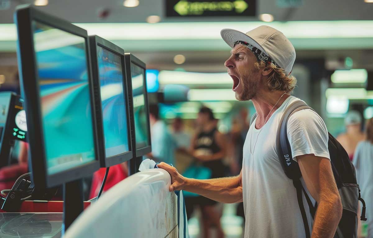 Surfboard baggage fees got you upset?|||surfboard baggage fees for every airline in the world|