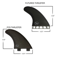 Fiberglass Honeycomb Surf Fins