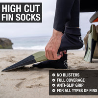 High Cut Fin Socks