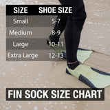 High Cut Fin Socks