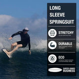 Men's Long Sleeve Short Leg Springsuit