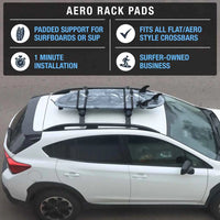 Surfboard Aero Rack Pads