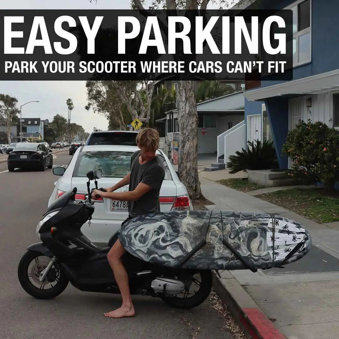 Surfboard Scooter/Moped Rack