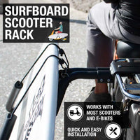 Surfboard Scooter/Moped Rack