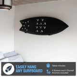 Surfboard Wall Mount - Metal