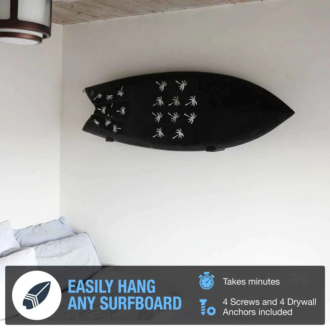 Surfboard Wall Mount - Metal