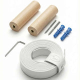Surfboard Wall Mount - Peg & Leather Strap
