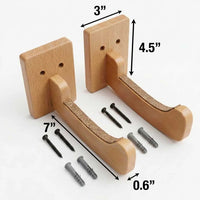 Surfboard Wall Mount - Wood & Cork