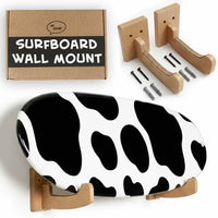 Surfboard Wall Mount - Wood & Cork