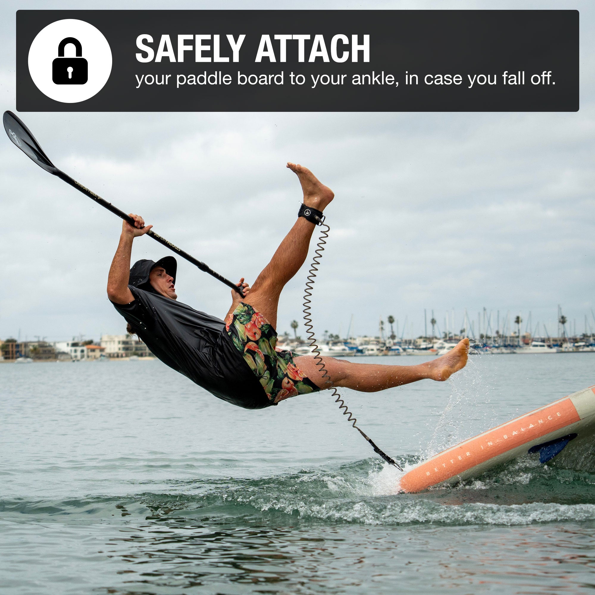 Coiled SUP Paddleboard Leash