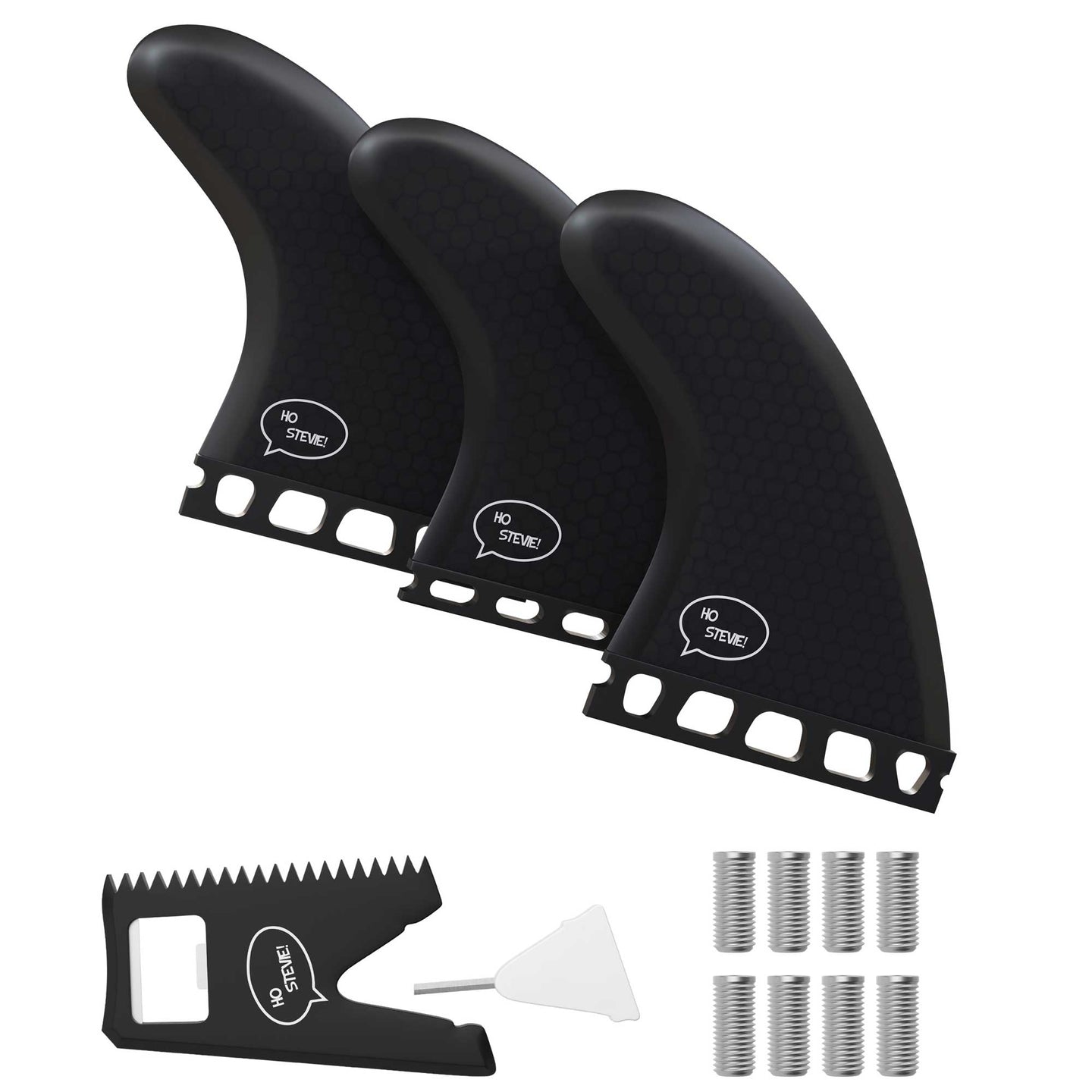 Ho Stevie! Fiberglass Honeycomb Surfboard Fins