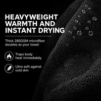 Quick-Dry Microfiber Towel Poncho