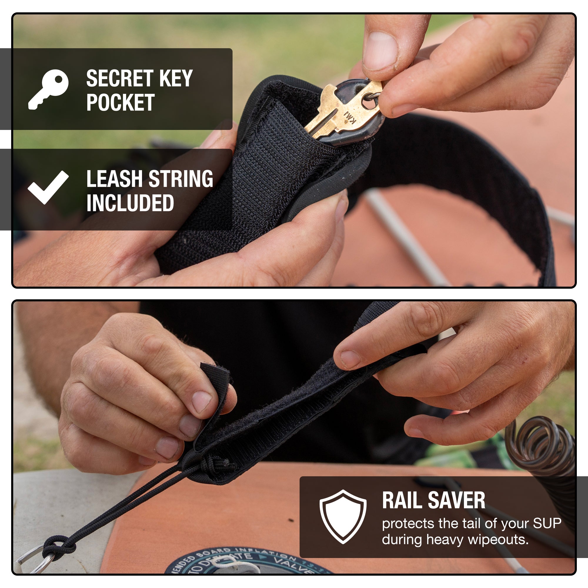 Coiled SUP Paddleboard Leash