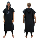 Black Surf Changing Poncho