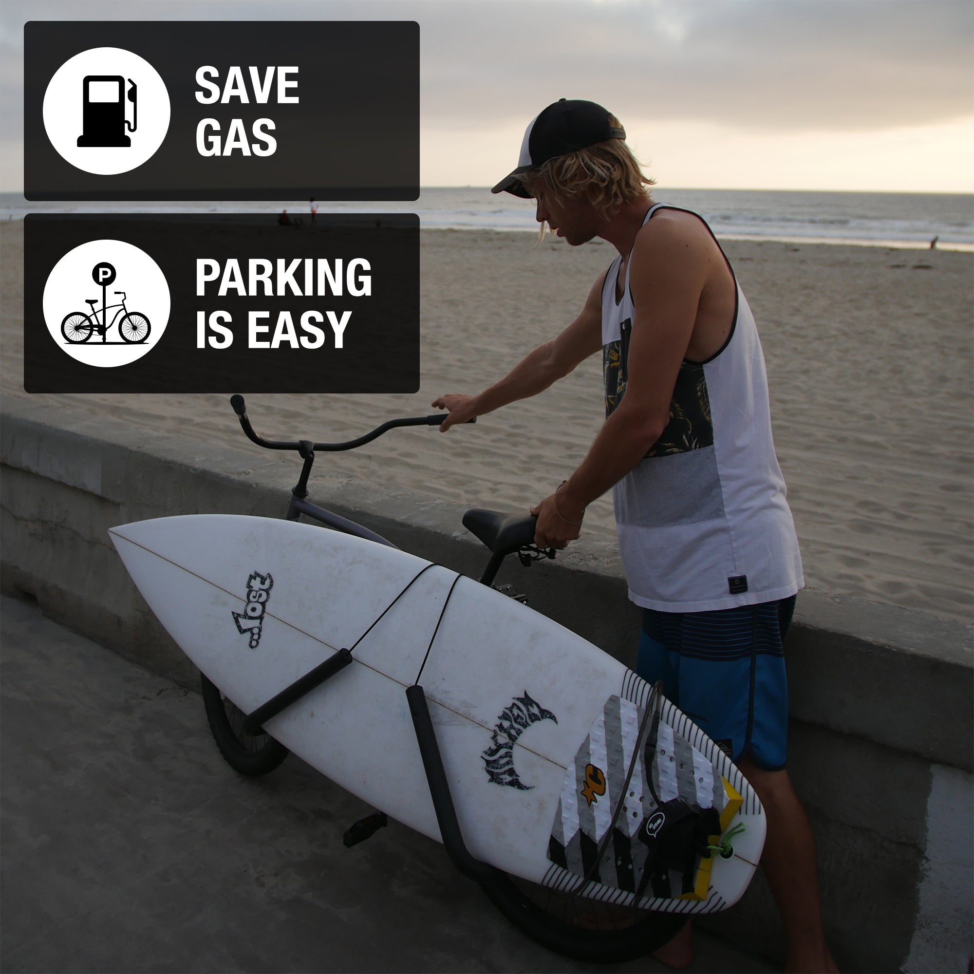 Surfboard Bike Rack