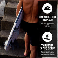 Choose Thruster or Quad set, FCS or Futures fins